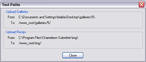 Test Paths Before Uploading