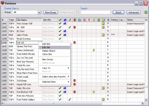 TGP/MGP Database