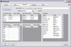 Site Details - Parameters